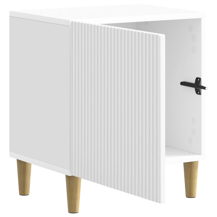 Dulap de noapte Alb foarte lucios 43 x 34,5 x 50 cm - WALTI WALTI