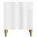 Dulap de noapte Alb foarte lucios 43 x 34,5 x 50 cm - WALTI WALTI