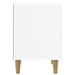 Dulap de noapte Alb foarte lucios 43 x 34,5 x 50 cm - WALTI WALTI