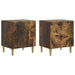 Dulap de noapte 2 pcs Stejar fumuriu 43 x 34,5 x 50 cm - WALTI WALTI