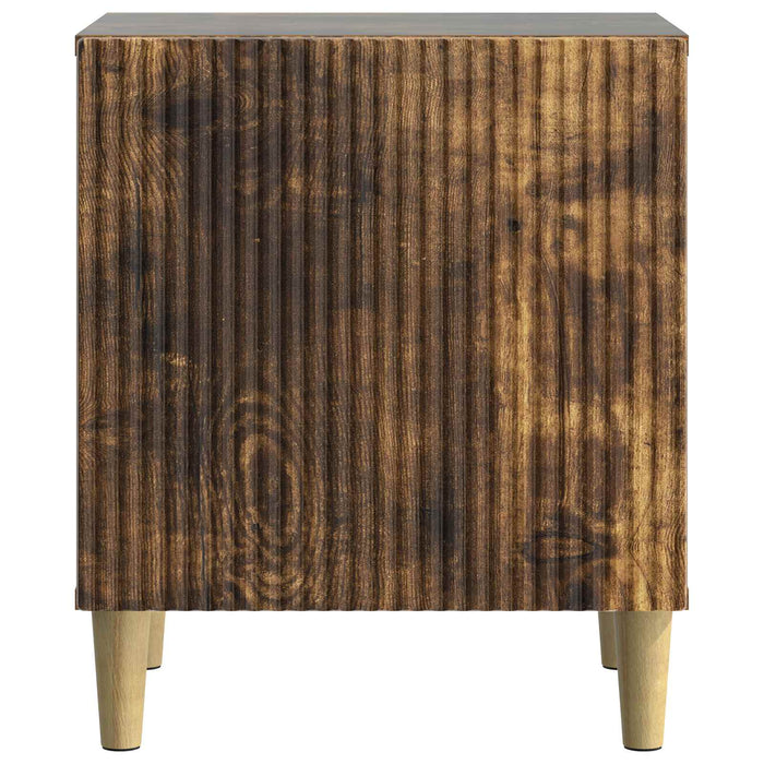 Dulap de noapte 2 pcs Stejar fumuriu 43 x 34,5 x 50 cm - WALTI WALTI