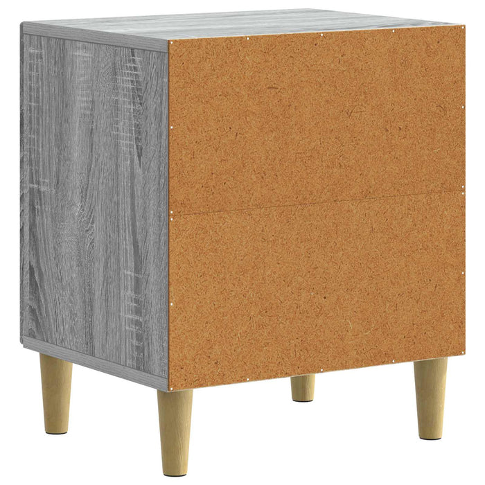 Dulap de noapte 2 pcs Sonoma gri 43 x 34,5 x 50 cm - WALTI WALTI