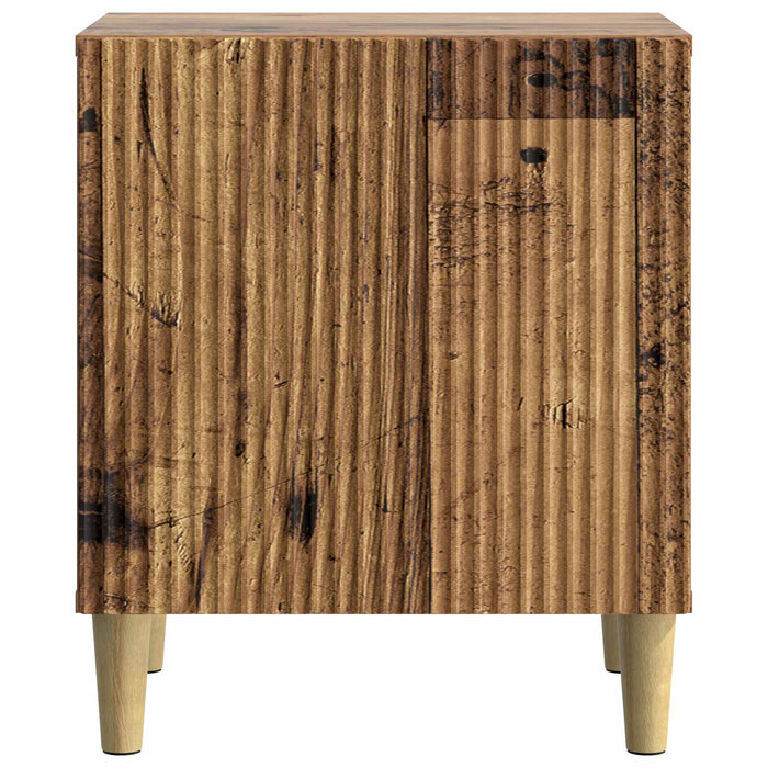 Dulap de noapte 2 pcs Lemn vechi 43 x 34,5 x 50 cm - WALTI WALTI