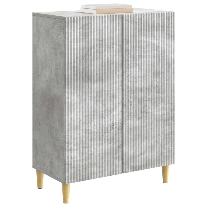 Bufet Gri Beton 66 x 34,5 x 90 cm Lemn prelucrat - WALTI WALTI