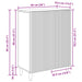 Bufet Stejar Artizanal 66 x 34,5 x 90 cm Lemn prelucrat - WALTI WALTI