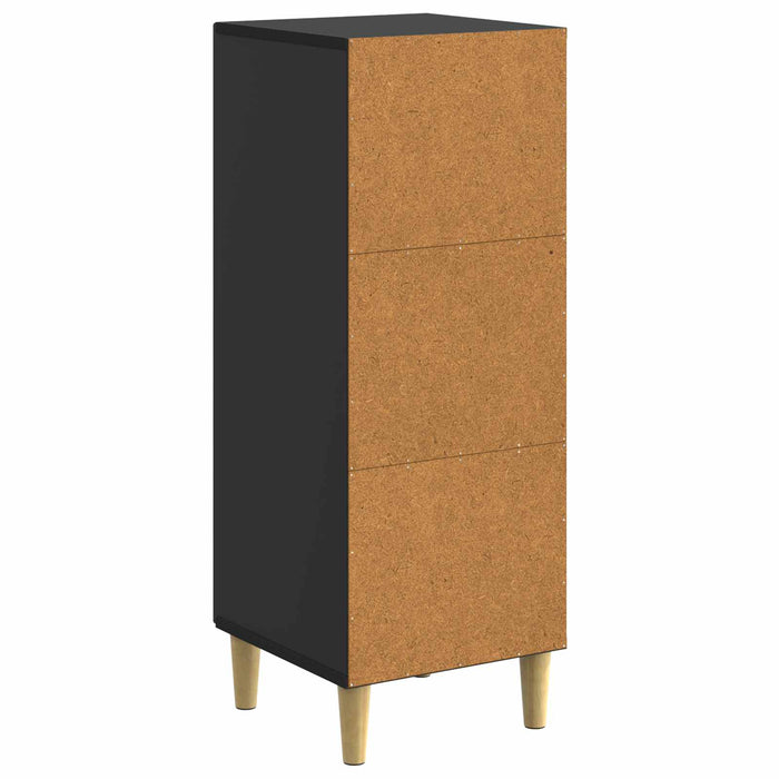 Bufet Negru 33 x 34,5 x 90 cm Lemn prelucrat - WALTI WALTI