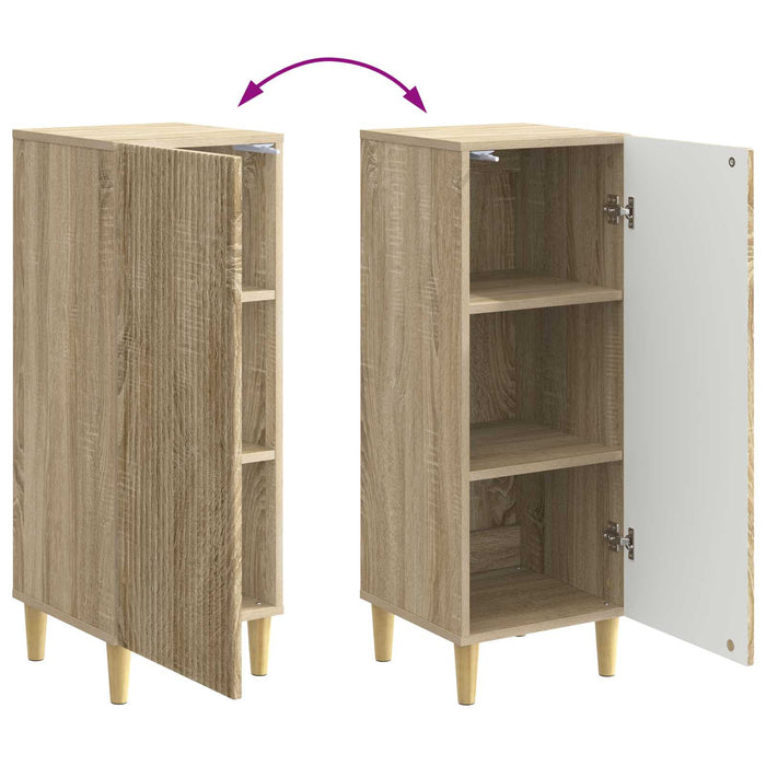 Bufet Stejar Sonoma 33 x 34,5 x 90 cm Lemn prelucrat - WALTI WALTI