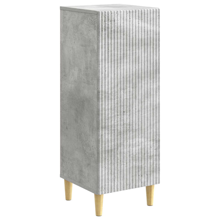 Bufet Gri Beton 33 x 34,5 x 90 cm Lemn prelucrat - WALTI WALTI