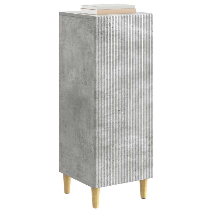 Bufet Gri Beton 33 x 34,5 x 90 cm Lemn prelucrat - WALTI WALTI