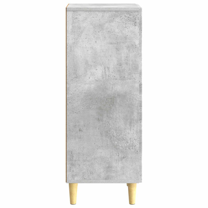 Bufet Gri Beton 33 x 34,5 x 90 cm Lemn prelucrat - WALTI WALTI