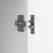 Bufet Alb foarte lucios 33 x 34,5 x 90 cm Lemn prelucrat - WALTI WALTI