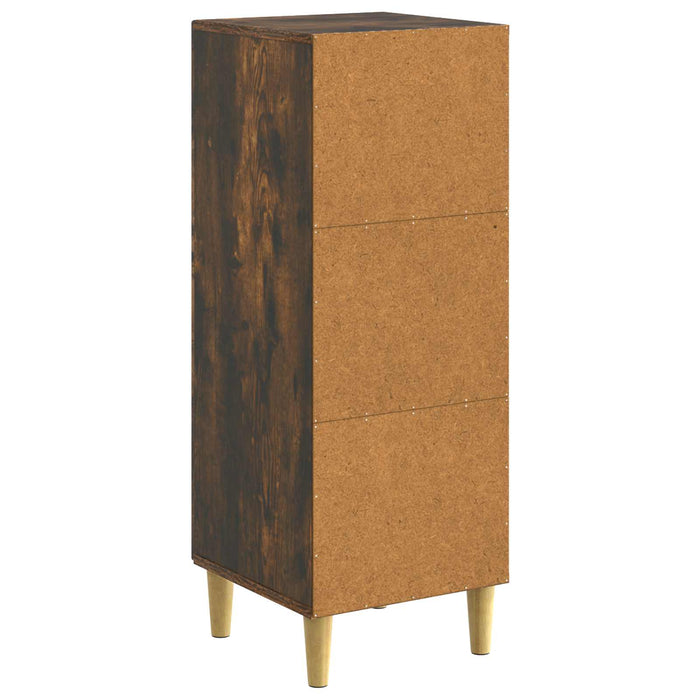 Bufet Stejar fumuriu 33 x 34,5 x 90 cm Lemn prelucrat - WALTI WALTI