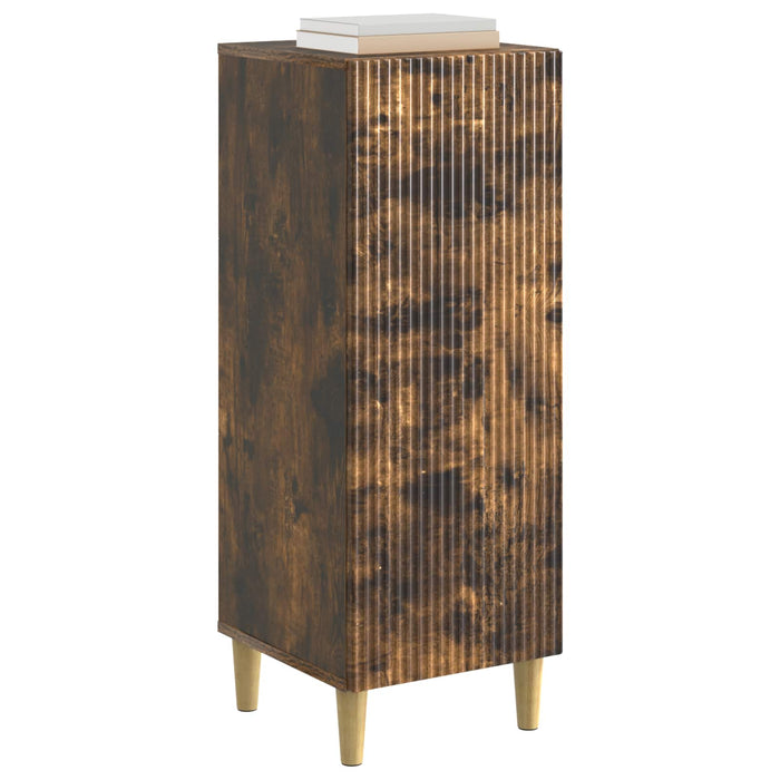 Bufet Stejar fumuriu 33 x 34,5 x 90 cm Lemn prelucrat - WALTI WALTI