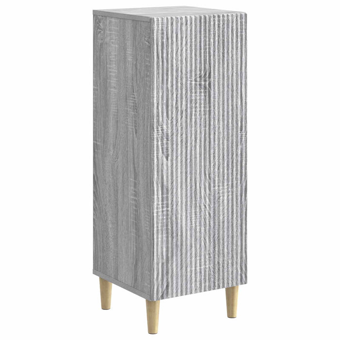 Bufet Sonoma gri 33 x 34,5 x 90 cm Lemn prelucrat - WALTI WALTI