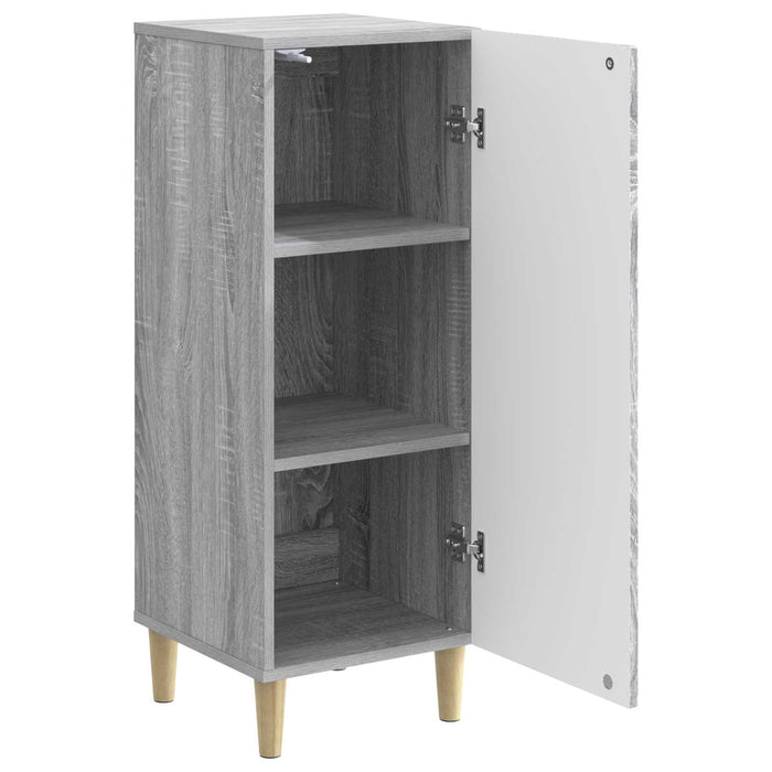 Bufet Sonoma gri 33 x 34,5 x 90 cm Lemn prelucrat - WALTI WALTI