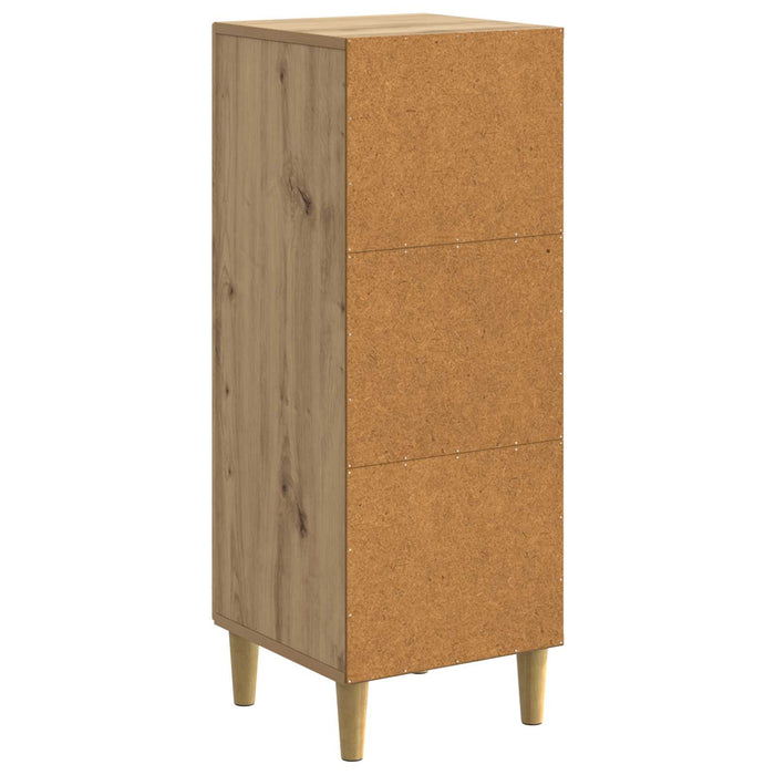 Bufet Stejar Artizanal 33 x 34,5 x 90 cm Lemn prelucrat - WALTI WALTI