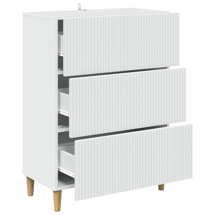 Dulap cu sertare Alb 66 x 34,5 x 90 cm Lemn prelucrat - WALTI WALTI