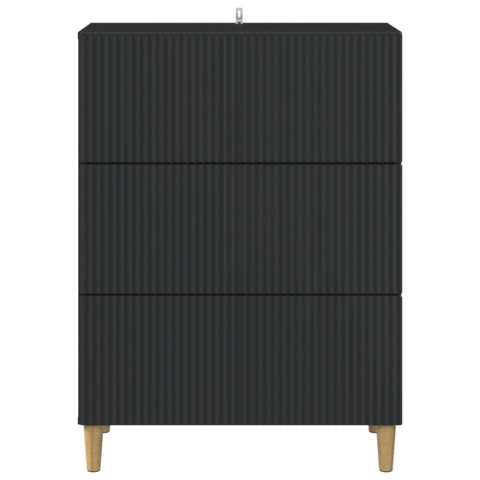 Dulap cu sertare Negru 66 x 34,5 x 90 cm Lemn prelucrat - WALTI WALTI