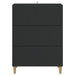 Dulap cu sertare Negru 66 x 34,5 x 90 cm Lemn prelucrat - WALTI WALTI