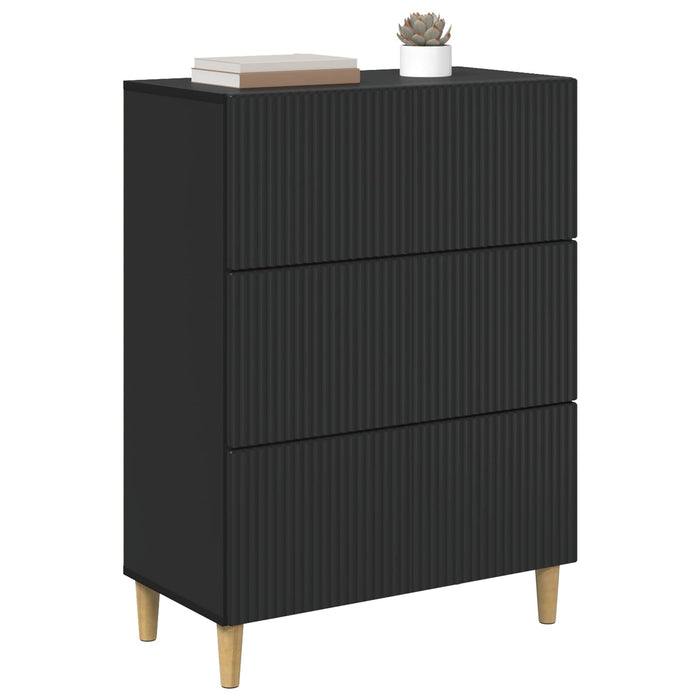 Dulap cu sertare Negru 66 x 34,5 x 90 cm Lemn prelucrat - WALTI WALTI