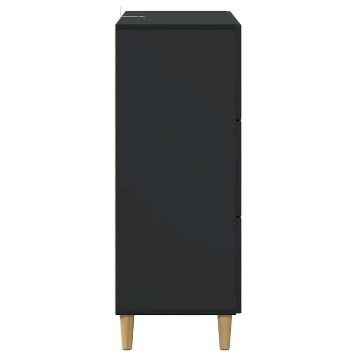 Dulap cu sertare Negru 66 x 34,5 x 90 cm Lemn prelucrat - WALTI WALTI
