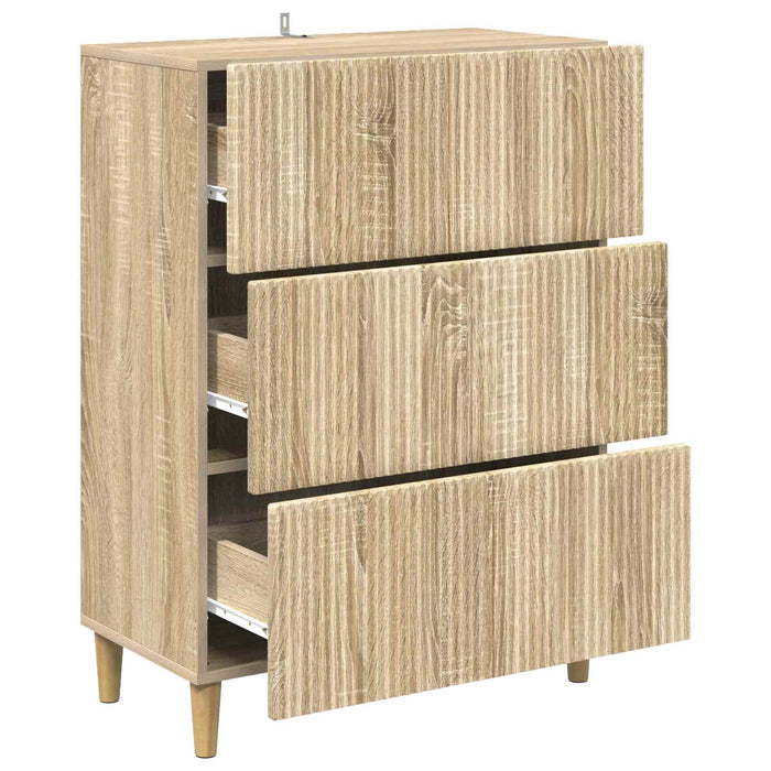 Dulap cu sertare Stejar Sonoma 66 x 34,5 x 90 cm Lemn prelucrat - WALTI WALTI