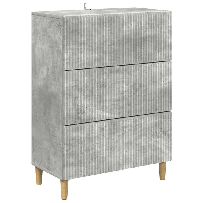 Dulap cu sertare Gri Beton 66 x 34,5 x 90 cm Lemn prelucrat - WALTI WALTI