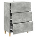 Dulap cu sertare Gri Beton 66 x 34,5 x 90 cm Lemn prelucrat - WALTI WALTI