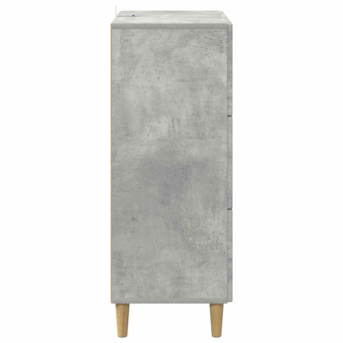 Dulap cu sertare Gri Beton 66 x 34,5 x 90 cm Lemn prelucrat - WALTI WALTI