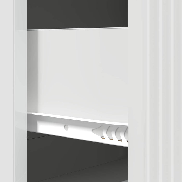 Dulap cu sertare Alb foarte lucios 66 x 34,5 x 90 cm - WALTI WALTI