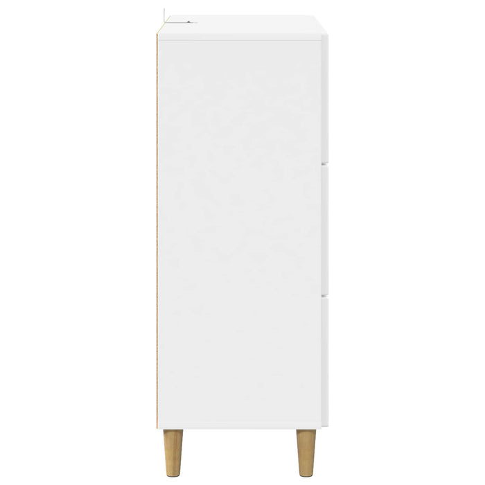 Dulap cu sertare Alb foarte lucios 66 x 34,5 x 90 cm - WALTI WALTI