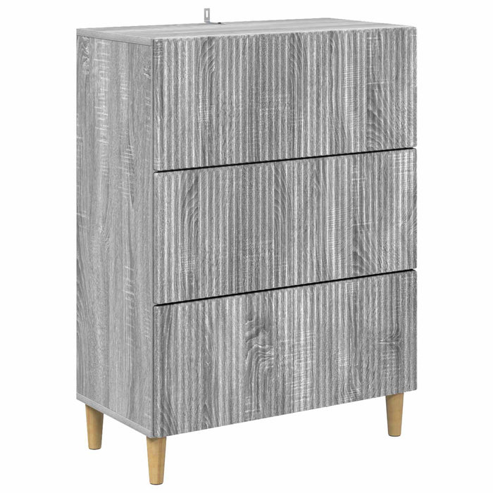 Dulap cu sertare Sonoma gri 66 x 34,5 x 90 cm Lemn prelucrat - WALTI WALTI