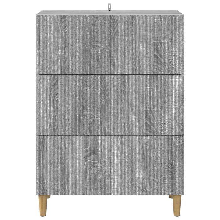 Dulap cu sertare Sonoma gri 66 x 34,5 x 90 cm Lemn prelucrat - WALTI WALTI