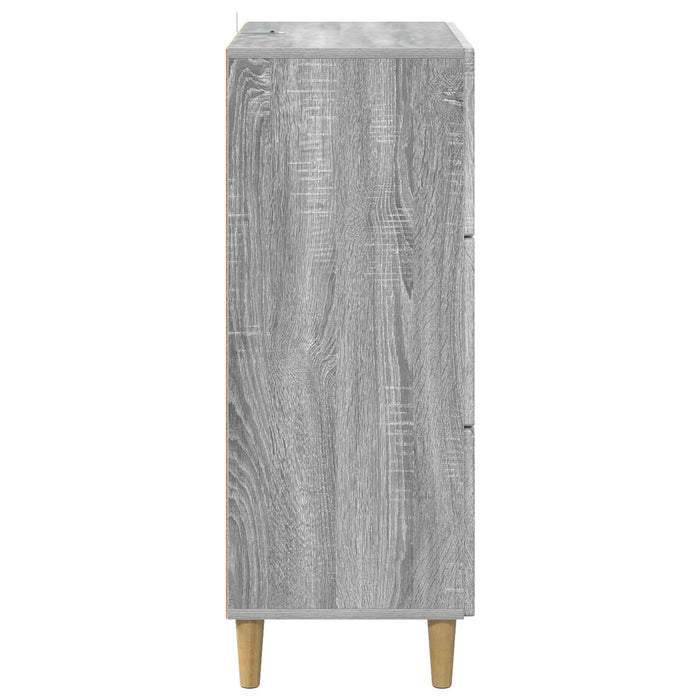 Dulap cu sertare Sonoma gri 66 x 34,5 x 90 cm Lemn prelucrat - WALTI WALTI
