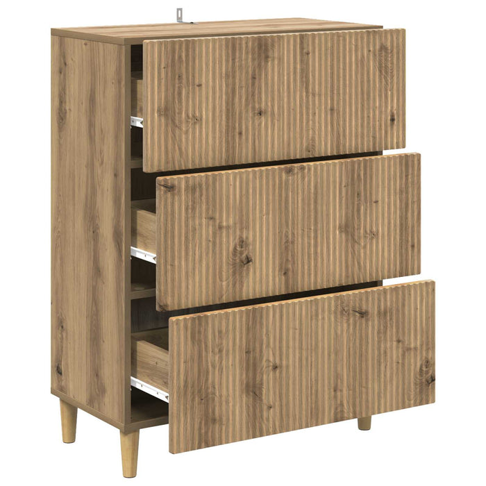 Dulap cu sertare Stejar Artizanal 66 x 34,5 x 90 cm - WALTI WALTI