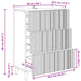 Dulap cu sertare Stejar Artizanal 66 x 34,5 x 90 cm - WALTI WALTI