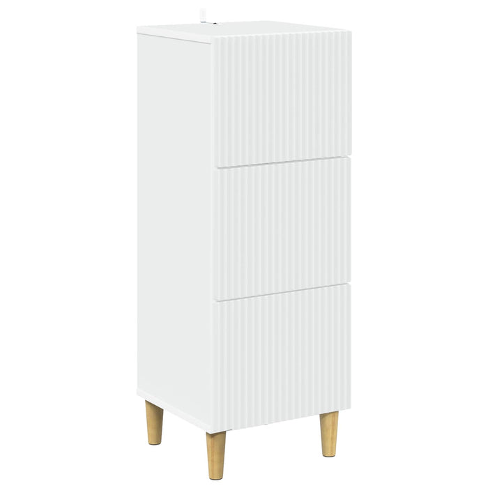 Dulap cu sertare Alb 33 x 34,5 x 90 cm Lemn prelucrat WALTI