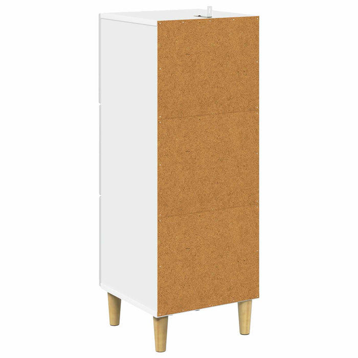 Dulap cu sertare Alb 33 x 34,5 x 90 cm Lemn prelucrat WALTI