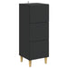 Dulap cu sertare Negru 33 x 34,5 x 90 cm Lemn prelucrat - WALTI WALTI