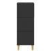Dulap cu sertare Negru 33 x 34,5 x 90 cm Lemn prelucrat - WALTI WALTI