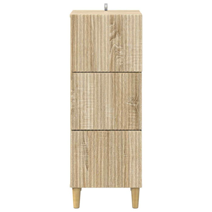 Dulap cu sertare Stejar Sonoma 33 x 34,5 x 90 cm Lemn prelucrat - WALTI WALTI