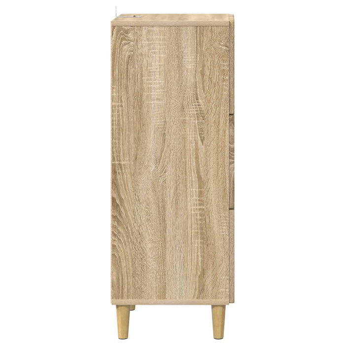 Dulap cu sertare Stejar Sonoma 33 x 34,5 x 90 cm Lemn prelucrat - WALTI WALTI