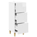 Dulap cu sertare Alb foarte lucios 33 x 34,5 x 90 cm - WALTI WALTI