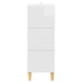 Dulap cu sertare Alb foarte lucios 33 x 34,5 x 90 cm - WALTI WALTI