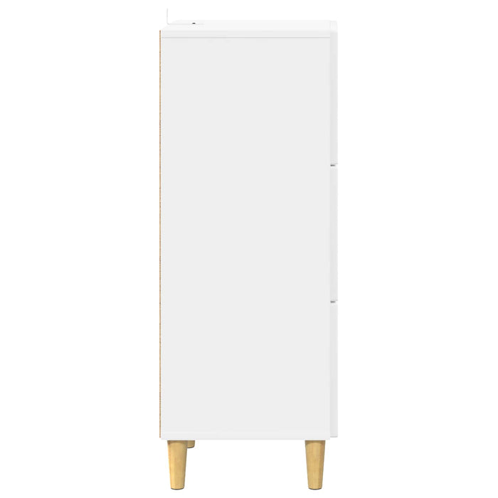 Dulap cu sertare Alb foarte lucios 33 x 34,5 x 90 cm - WALTI WALTI