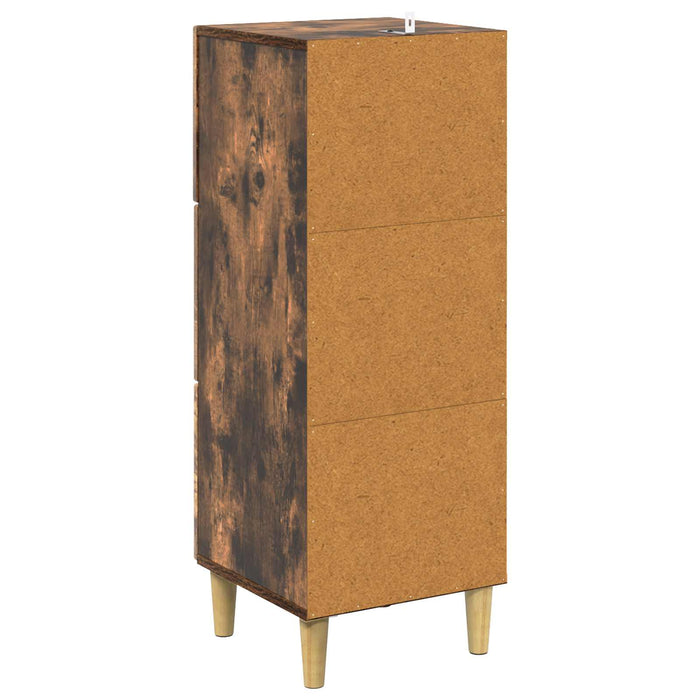 Dulap cu sertare Stejar fumuriu 33 x 34,5 x 90 cm - WALTI WALTI