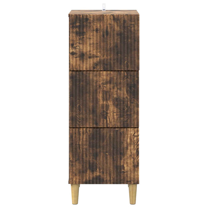 Dulap cu sertare Stejar fumuriu 33 x 34,5 x 90 cm - WALTI WALTI