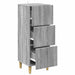 Dulap cu sertare Sonoma gri 33 x 34,5 x 90 cm Lemn prelucrat - WALTI WALTI
