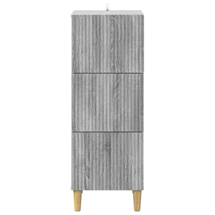 Dulap cu sertare Sonoma gri 33 x 34,5 x 90 cm Lemn prelucrat - WALTI WALTI