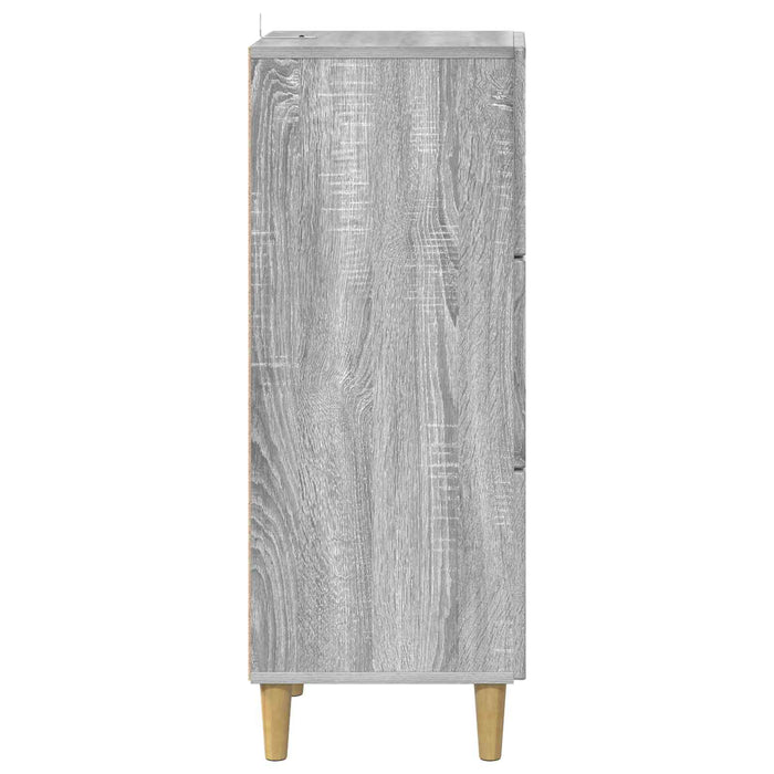 Dulap cu sertare Sonoma gri 33 x 34,5 x 90 cm Lemn prelucrat - WALTI WALTI